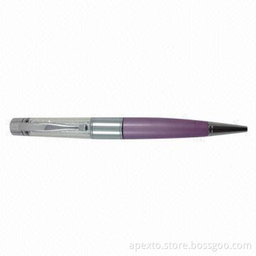 Pen-shaped USB Stick with 16GB Storage Capacity, Supports Password Protection and Bootable Function